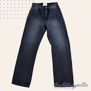 BDG Urban cowboy Jeans faded Black High Rise Loose Straight Leg Women’s 26 / 4